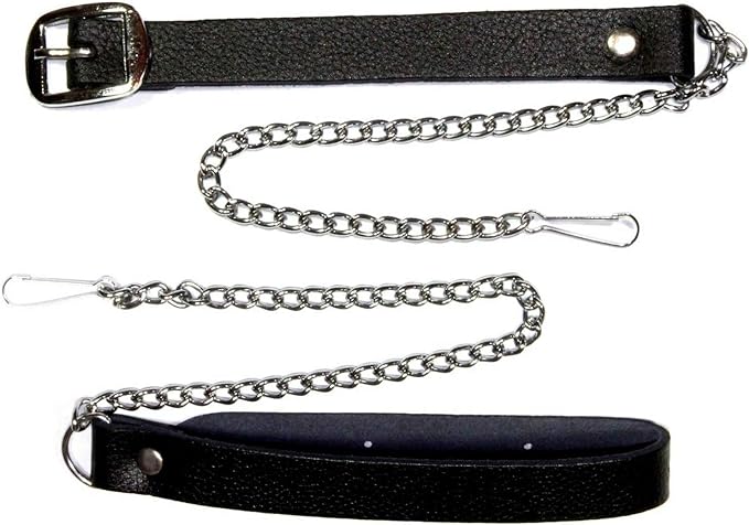 Full Dress Fur Kilt Sporran Golden/Brown Cross Chain 3 Tassles, Chrome Celtic Cantle for Men STRZ-019
