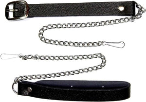 Full Dress Fur Kilt Sporran Golden/Brown Cross Chain 3 Tassles, Chrome Celtic Cantle for Men STRZ-019